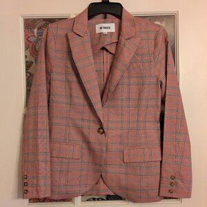 BB Dakota Women's Red Plaid Blazer - XS